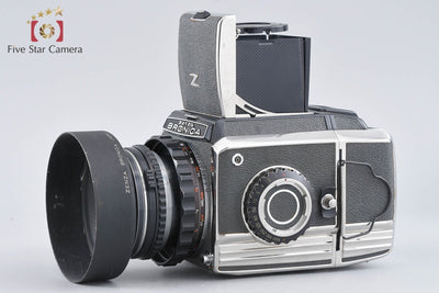 【中古】ZENZA BRONICA ゼンザブロニカ S2 前期 シルバー + Nikon NIKKOR-P 75mm f/2.8