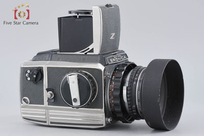 【中古】ZENZA BRONICA ゼンザブロニカ S2 前期 シルバー + Nikon NIKKOR-P 75mm f/2.8