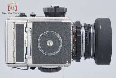 【中古】ZENZA BRONICA ゼンザブロニカ S2 前期 シルバー + Nikon NIKKOR-P 75mm f/2.8