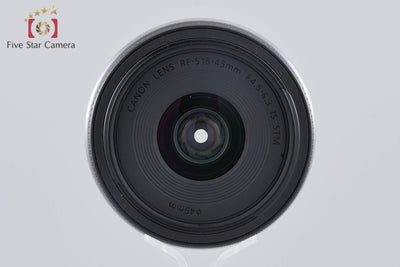 【中古】Canon キヤノン RF-S 18-45mm f/4.5-6.3 IS STM ブラック
