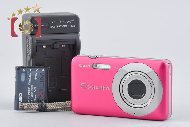 【中古】CASIO カシオ EXILIM EX-Z800 チェリーピンク コンパクトデジタルカメラ