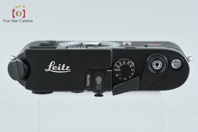 【中古】Leica ライカ M4-P ブラック レンジファインダーフィルムカメラ 2026.7月 オーバーホール済み