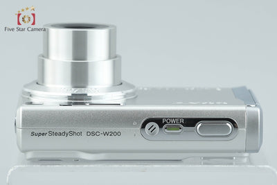 【中古】SONY ソニー Cyber-shot DSC-W200 シルバー デジタルスチルカメラ