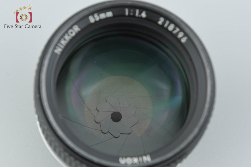 中古】Nikon ニコン Ai-S NIKKOR 85mm f/1.4 – Five Star Camera