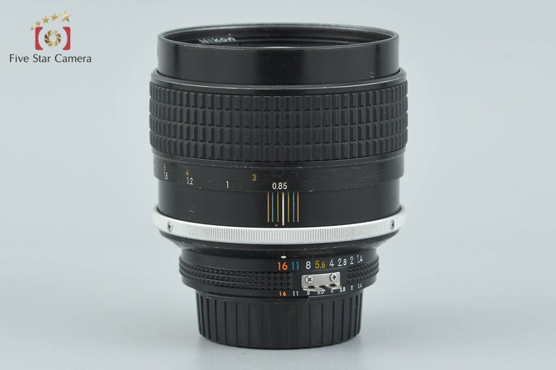 中古】Nikon ニコン Ai-S NIKKOR 85mm f/1.4 – Five Star Camera