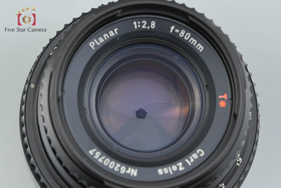 【中古】HASSELBLAD ハッセルブラッド Carl Zeiss C Planar 80mm f/2.8 T* ブラック 2026.7月 オーバーホール済み