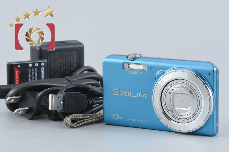 【中古】Casio カシオ EXILIM EX-ZS25 ブルー コンパクトデジタルカメラ