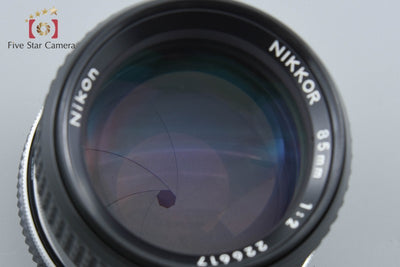 【中古】Nikon ニコン Ai NIKKOR 85mm f/2