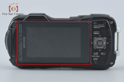 【中古】RICOH リコー PENTAX ペンタックス WG-60 レッド 防水アクションカメラ