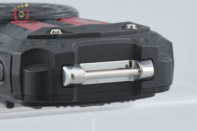 【中古】RICOH リコー PENTAX ペンタックス WG-60 レッド 防水アクションカメラ