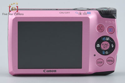 【中古】Canon キヤノン PowerShot A3200 IS ピンク コンパクトデジタルカメラ