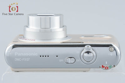 【中古】Panasonic パナソニック LUMIX DMC-FX07 グロスゴールド コンパクトデジタルカメラ