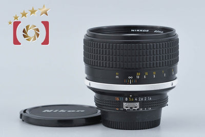 【中古】Nikon ニコン Ai-S NIKKOR 85mm f/1.4 2026.7月 オーバーホール済み