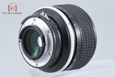 【中古】Nikon ニコン Ai-S NIKKOR 85mm f/1.4 2026.7月 オーバーホール済み