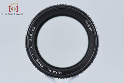 【中古】Nikon ニコン Ai-S NIKKOR 85mm f/1.4 2026.7月 オーバーホール済み
