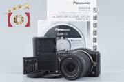 【中古】Panasonic パナソニック LUMIX DMC-GF3 ブラック + G VARIO 14-42mm f/3.5-5.6 ASPH. MEGA O.I.S. H-FS014042