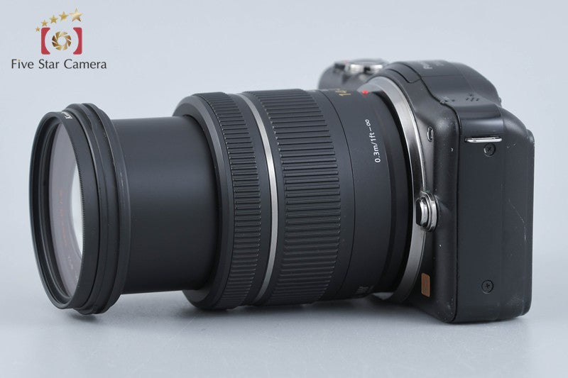 中古】Panasonic パナソニック LUMIX DMC-GF3 ブラック + G VARIO 14