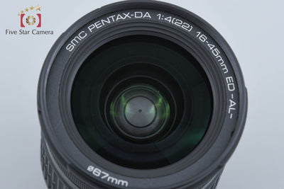 【中古】PENTAX ペンタックス SMC DA 16-45mm f/4 ED AL