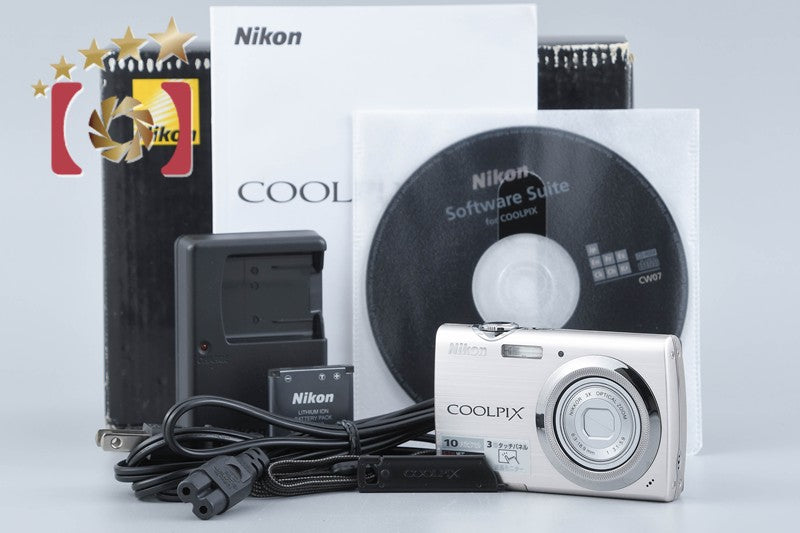 【中古】Nikon ニコン COOLPIX S230 ソリッドシルバー コンパクトデジタルカメラ 元箱付き