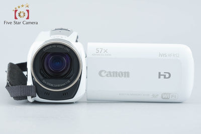 【中古】Canon キヤノン iVIS HF R52 ホワイト ビデオカメラ