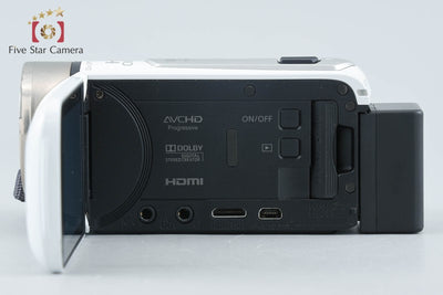 【中古】Canon キヤノン iVIS HF R52 ホワイト ビデオカメラ