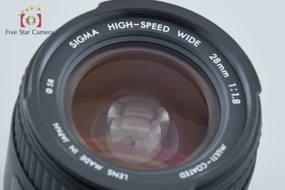 【中古】SIGMA シグマ HIGH-SPEED WIDE 28mm f/1.8 ソニー/ミノルタAマウント用