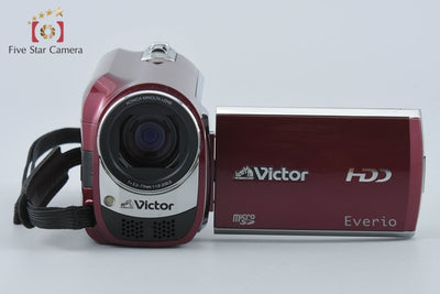 【中古】JVC ケンウッド Everio GZ-MG650 レッド デジタルビデオカメラ