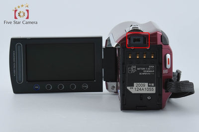 【中古】JVC ケンウッド Everio GZ-MG650 レッド デジタルビデオカメラ