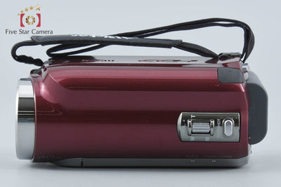 【中古】JVC ケンウッド Everio GZ-MG650 レッド デジタルビデオカメラ