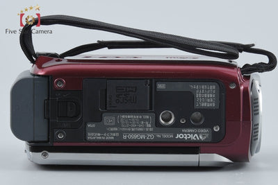 【中古】JVC ケンウッド Everio GZ-MG650 レッド デジタルビデオカメラ