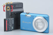 【中古】Casio カシオ EXILIM EX-ZS25 ブルー コンパクトデジタルカメラ