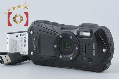 【中古】RICOH リコー PENTAX ペンタックス WG-80 ブラック 防水アクションカメラ シャッター回数僅少