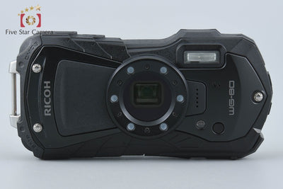 【中古】RICOH リコー PENTAX ペンタックス WG-80 ブラック 防水アクションカメラ シャッター回数僅少