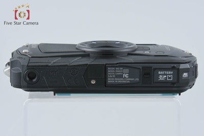 【中古】RICOH リコー PENTAX ペンタックス WG-80 ブラック 防水アクションカメラ シャッター回数僅少