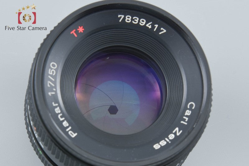 中古】CONTAX コンタックス Carl Zeiss Planar 50mm f/1.7 T* MMJ