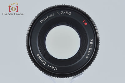 【中古】CONTAX コンタックス Carl Zeiss Planar 50mm f/1.7 T* MMJ