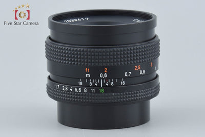 【中古】CONTAX コンタックス Carl Zeiss Planar 50mm f/1.7 T* MMJ