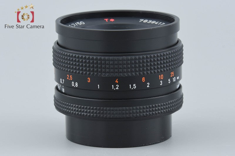 中古】CONTAX コンタックス Carl Zeiss Planar 50mm f/1.7 T* MMJ