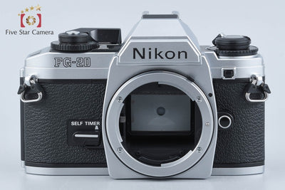 【中古】Nikon ニコン FG-20 シルバー フィルム一眼レフカメラ