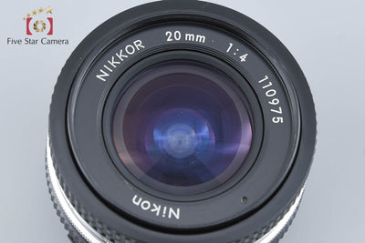 【中古】Nikon ニコン Ai NIKKOR 20mm f/4