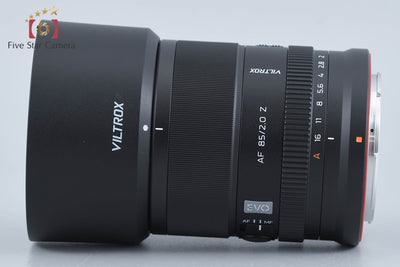 【中古】VILTROX ビルトロックス AF 85mm f/2 STM ED IF ニコンZマウント用 元箱付き