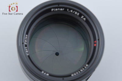 【中古】SONY ソニー Carl Zeiss Planar 85mm f/1.4 ZA T* SAL85F14Z