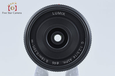 【中古】Panasonic パナソニック LUMIX G 14mm f/2.5 ASPH. H-H014