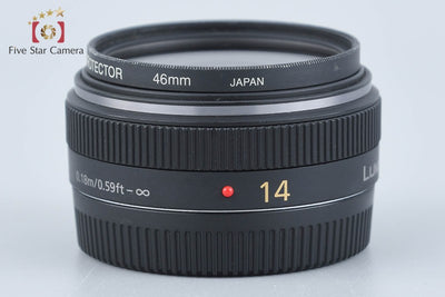【中古】Panasonic パナソニック LUMIX G 14mm f/2.5 ASPH. H-H014