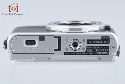 【中古】Panasonic パナソニック LUMIX DC-GF9 シルバー ミラーレス一眼カメラ シャッター回数僅少
