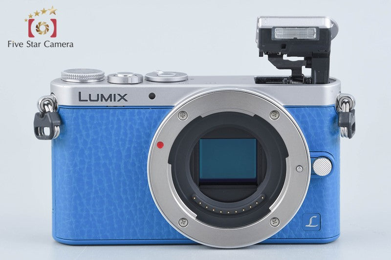 中古】Panasonic パナソニック LUMIX DMC-GM1S ブルー ミラーレス一眼