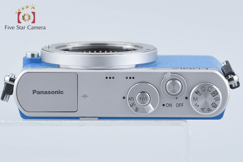 中古】Panasonic パナソニック LUMIX DMC-GM1S ブルー ミラーレス一眼