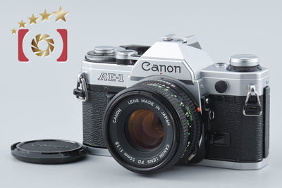 【中古】Canon キヤノン AE-1 シルバー + New FD 50mm f/1.8