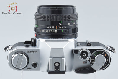 【中古】Canon キヤノン AE-1 シルバー + New FD 50mm f/1.8