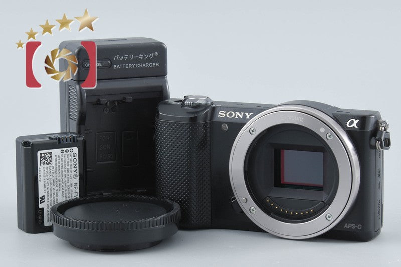 【中古】SONY ソニー α5000 ILCE-5000 ブラック ミラーレス一眼カメラ 多言語対応